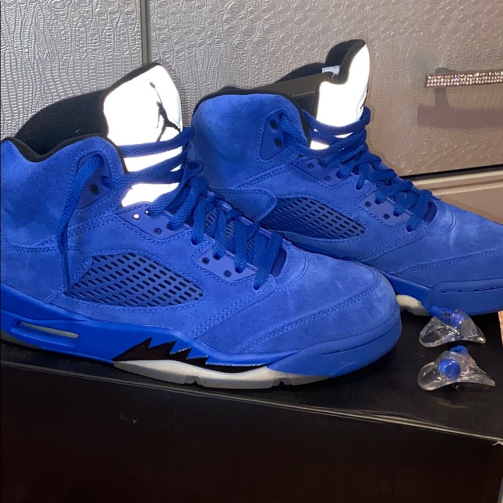 Jordan 5 Retro Blue Suede